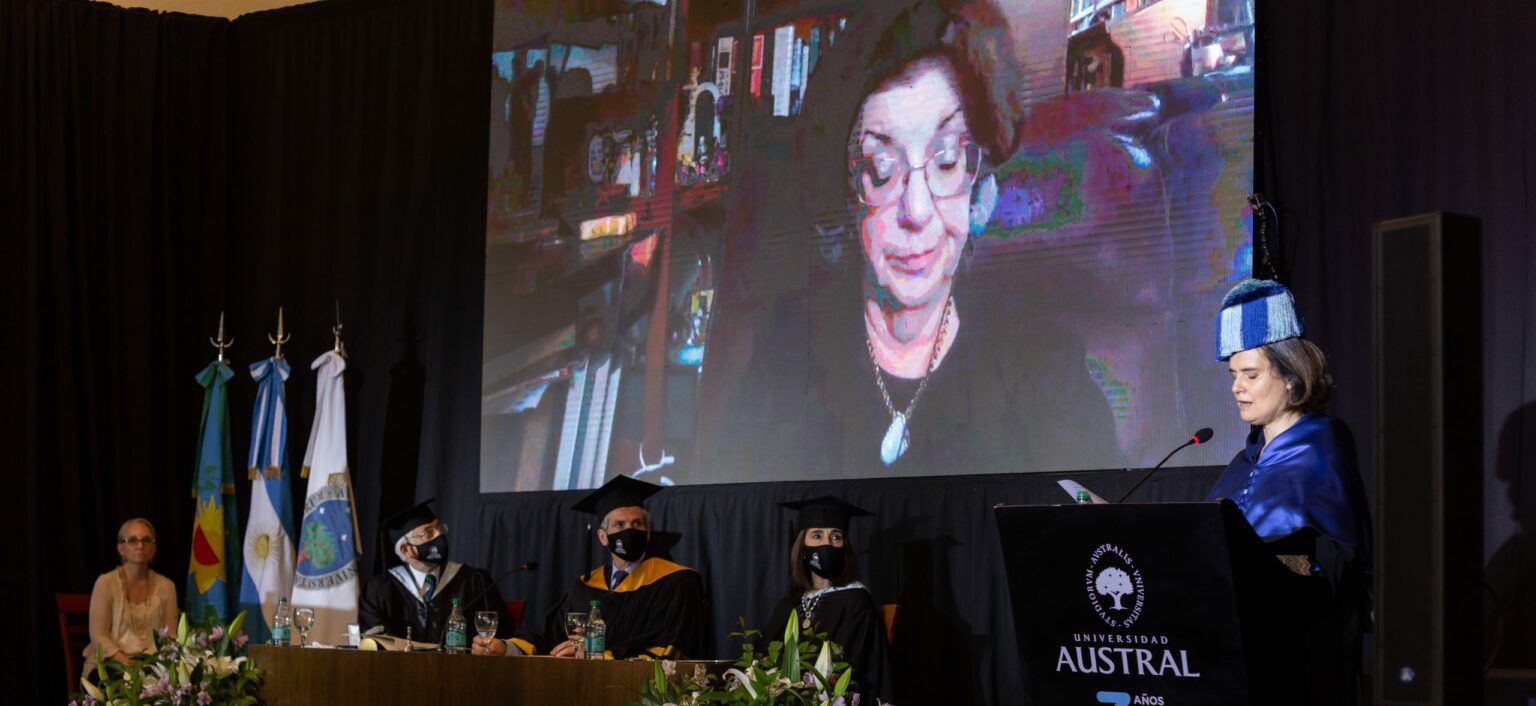 Honorary Doctorate Prof Eleonore Stump Universidad Austral