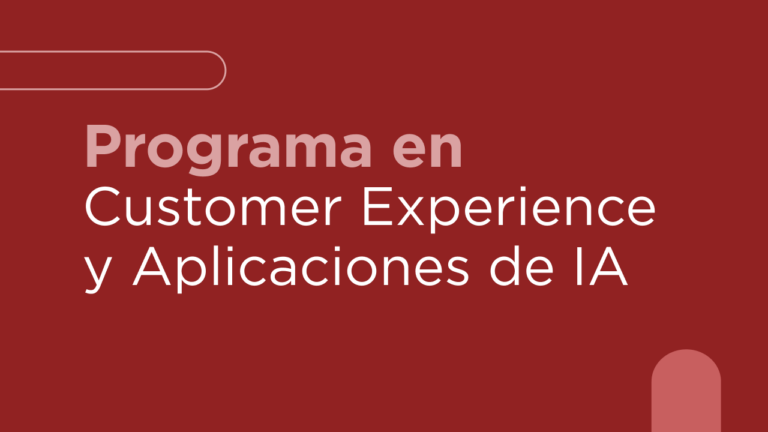Programa en Customer Experience + Aplicaciones de IA