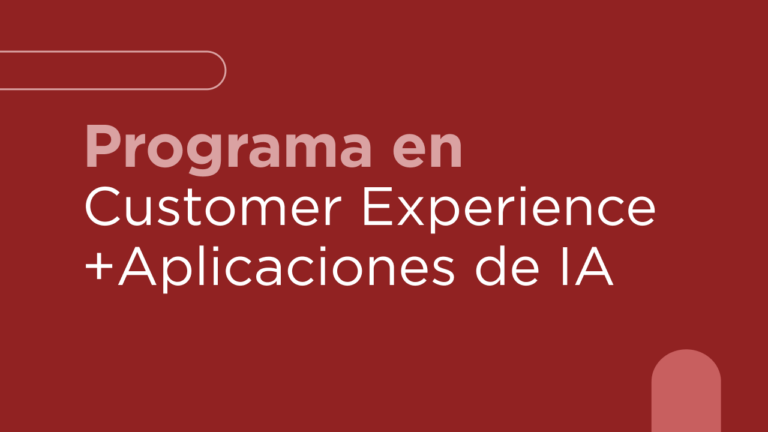 Programa en Customer Experience + Aplicaciones de IA