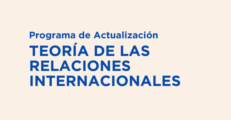 Programa de Actualización sobre Teoría de las Relaciones Internacionales-05