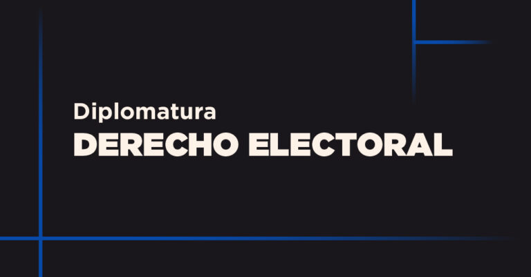 Banner diplo derecho electoral