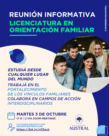 Reunión Informativa Licenciatura en Orientación Familiar
