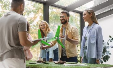 people-working-tech-brand-together